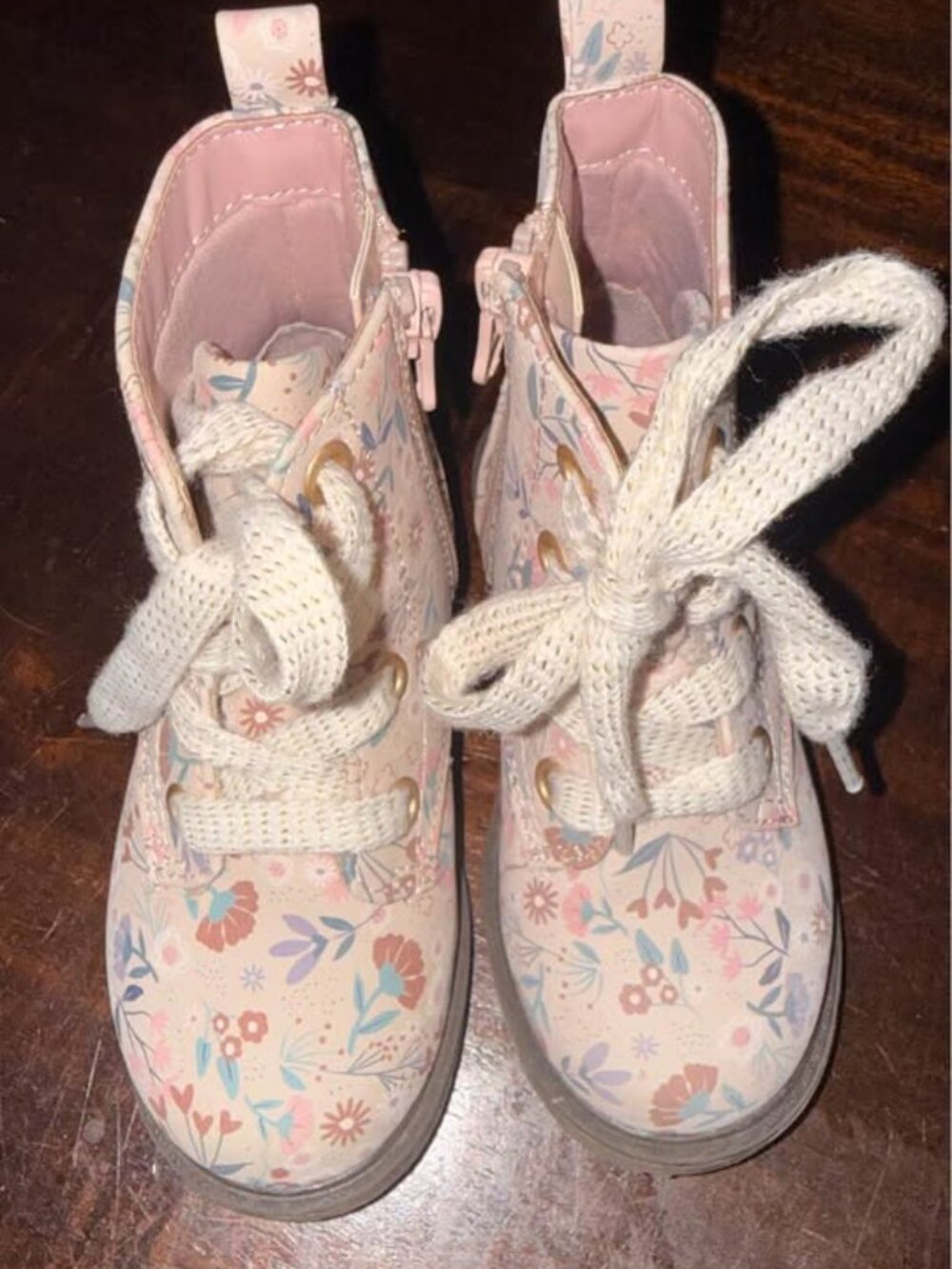 Cat & Jack Floral Toddler Boots